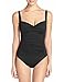 Vintage One Piece Swimsuits Women Push Up Bathing Suits with Ruffles
