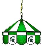 Michigan State Spartans Stained Glass Bar Light