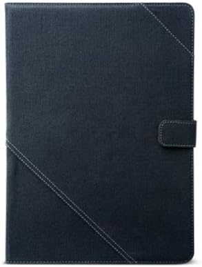 Zenus Samsung Galaxy Tab 3 10.1 Cambridge Diary Case Cover [Navy] High Quality Canvas Fabric Carrying Case with Kickstand