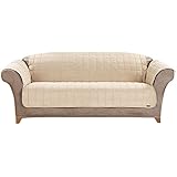 Sure Fit Quilted Suede Sofa Pet Throw, Taupe