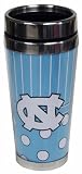NCAA North Carolina Tar Heels Polka Dot Travel Mug
