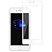 iPhone 7 Plus Screen Protector,IVGUI 0.26mm [Scratch Proof] [Ultra Clear] [High Definition][Easy to Install] 3D Full Coverage Tempered Glass Screen Protection Film 5.5 inch White