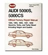 Audi 5000s 5000Cs Official Factory Repair Manual: 1984-1988, Gasoline, Turbo, and Turbo Diesel Including Wagon and Quattro (Audi)