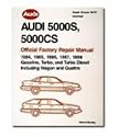 Audi 5000s 5000Cs Official Factory Repair Manual: 1984-1988, Gasoline, Turbo, and Turbo Diesel Including Wagon and Quattro (2 - Volume Set)