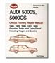 Audi 5000s 5000Cs Official Factory Repair Manual: 1984-1988, Gasoline, Turbo, and Turbo Diesel Including Wagon and Quattro (2 - Volume Set)