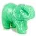 Good Luck Talisman Green Jade Elephant Gemstone Carving