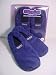 Large Blue Slippies Slipper Microwavable Heated Foot Warmer Hot Socks with Aromatherapy Herbal Lavender Flaxseed for Feet Booties to be used to help sufferers of poor circulation, rheumatism and arthritis or as an ice pack and is not electric.