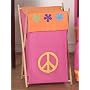 Baby and Kids Clothes Laundry Hamper for Groovy Pink Bedding