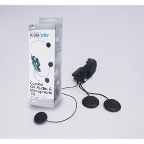 Cardo - Scala Rider Audio Kit G4 - Micro cable souple pour casque Int�gral