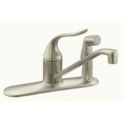 KOHLER K-15173-FT-BN Coralais Single Control Kitchen Sink Faucet, Vibrant Brushed Nickel