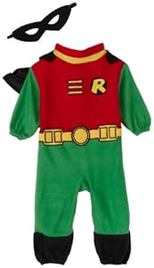 Teen Titans Robin Romper Costume, Infant (6-12 Months)