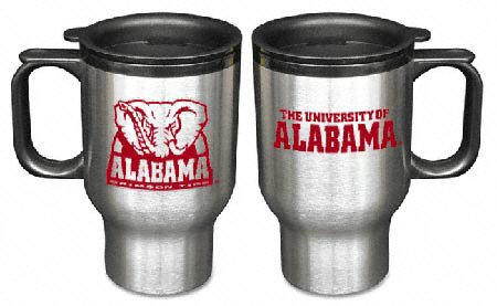 Alabama Crimson Tide Stainless Steel Travel Mug (Set of 2)