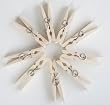 50 Stk. W�scheklammer aus Buchenholz, Qualit�ts-Produkt mit starker, rostfreier Au�enringfeder Made in Germany (kein Au�einanderspringen der Klammer m�glich)