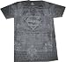 Search : Superman: S -Shield "Man of Steel" Biography Charcoal T Shirt