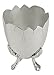 America Retold Silver-Plated Egg Cup with Three Hen's Feet, Set of 4
