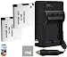 2 Pack Of NB-11L Batteries & Battery Charger Kit for Canon PowerShot Elph 110 Elph 130 Elph 320 HS A2300 IS A2400 IS A 2600 IS A3400 IS A4000 IS Digital Camera + More!!