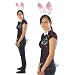 Bunny Hasen Kostüm Hase Ohren Fliege Puschelschwanz