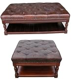 Leather Ottoman Coffee Table
