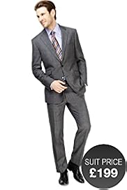 Sartorial Pure Wool 2 Button Checked Jacket