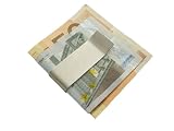 Produkt-Bild: EDLE GELDSCHEINKLAMMER GELDKLAMMER DOLLARCLIP MONEYCLIP GELDCLIP GEB&Uuml;RSTETES EDELSTAHL SILBER