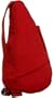 AmeriBag Classic Distressed Nylon Healthy Back Bag tote X-Small,Crimson,one size