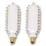 (2 Pack) Exitronix RT2-A-S-B - LED - Retrofit Kit for Incandescent Exit Signs - Red - Candelabra Base with Intermediate and Bayonet Adapters - 120 Volt