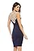AX Paris Women's Crochet Neck Midi Dress