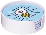 Platex - 91120010602 - Keith Haring - Dessous Verre - Set de 6 - Light