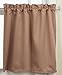 Lorraine Home Fashions Facets Room Darkening Blackout Tier Curtain Pair, 55 by 24-Inch, Taupe