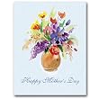 Bouquet, Terra Cotta Vase - Mother's Day Gift Enclosure Cards (set of 12)