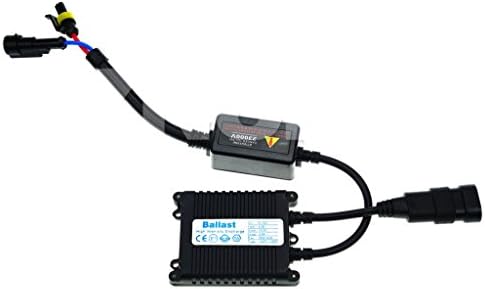 HID Xenon Super Slim A/C Ballast 1/2" 55watt H1/h3/h4/h7/h11/h13/9005/9006/9007,Black
