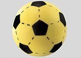 Softfussball, gelb-schwarz, Schaumstoff, 200 mm - 