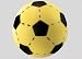 Softfussball, gelb-schwarz, Schaumstoff, 200 mm