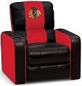 DreamSeat Chicago Blackhawks NHL Leather Recliner