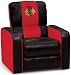 DreamSeat Chicago Blackhawks NHL Leather Recliner