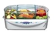 SALTON - Richard Simmons 3 in 1 Electronic Food Steamer - Quick Meals Cooker with 3 Seperate Steaming Compartments and Heat & Time Controls