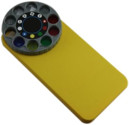 Kaleidoscope Multi Lens Filter Lenses Back Case Cover Skin Anti-scratch Protector Defender for Apple New iPhone 5 5S (Yellow)