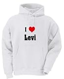 I Love/Heart Levi Adult Hooded Sweatshirt (Hoodie / Hoody) Various Colors