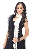 Knitted Self Design Scarf Muffler - Ivory Checks Stripes Fashion Accessory in 3 more colors