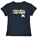 T-Shirt Womens Navy Blue " SIZE DOES MATTER ! - Welsh Terrier " Dogs
