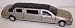 Kinsmart 1/38 Scale Diecast 1999 Lincoln Town Car Stretch Limousine in Color Platinum