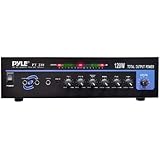 Pyle Home PT210 120-Watt Microphone PA Mono Amplifier with 70-Volt Output