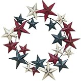 Americana Primitive Star Wreath