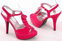 EyeCatchShoes - Paris Slingback Platforms