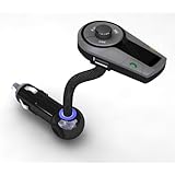 BTC8 A2DP Bluetooth fm transmitter for Ipad, Iphone 4G, 3GS, 3G, all android phones - Droid, HTC,Samsung with wireless music streaming and handsfree calling