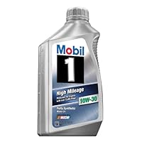Mobil 1 98JD37 High Mileage 10W-30 Synthetic Motor Oil - 1 Quart