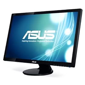 ASUS VE278Q 27 inch LED Widescreen Full HD 1080p with HDMI Display Port 2ms Response Time Picture in Picture