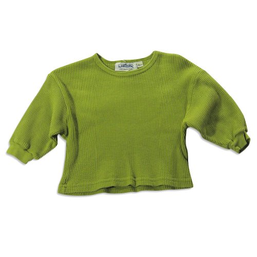 Whatever Kids Wanna Wear - Infant Boys Long Sleeve Thermal Top, Olive (Size 12Months)