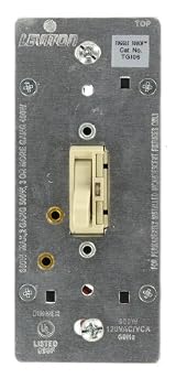 Single-Pole and 3-Way, ToggleTouch Preset Digital Incandescent ToggleTouch Dimmer, Various Colors Available, TGI06-1L
