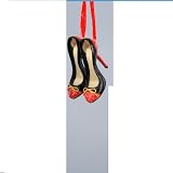 41OY09Fz5YL. SL160  Fashion Avenue Black and Red Ladies Pump Shoes Christmas Ornament 2.25